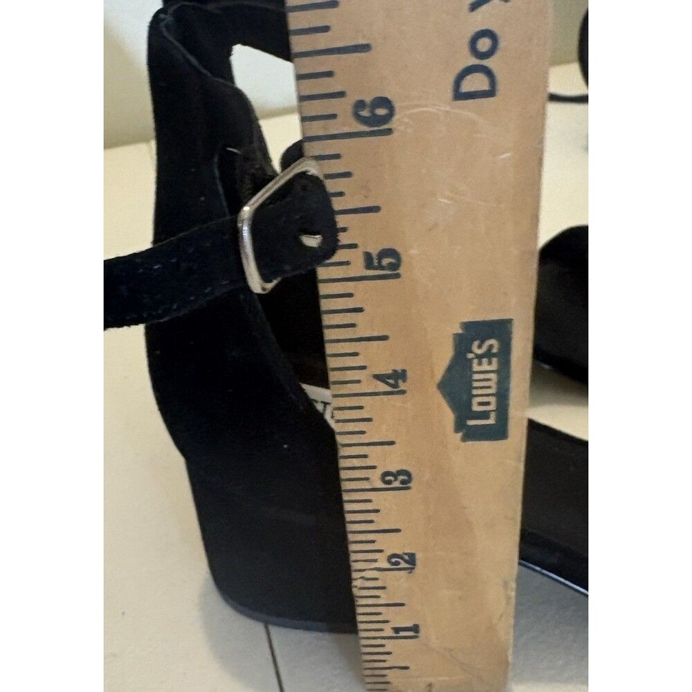 Steve Madden Women’s Irenee Black Heeled Strappy Sandals Size 8.5M Dress Shoes - Picture 6 of 8